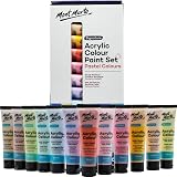 Mont Marte Signature 12pc 36ml Acrylic Colour Pastel Paint Set