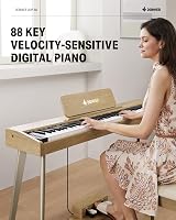 Donner DDP-60 88-Key Digital Piano Velocity-Sensitive 128 Voices 83 Rhythms view 2