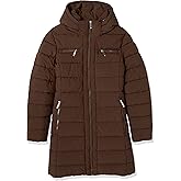 Tommy Hilfiger women Solid Long Puffer Untrimmed Hood Long Jacket