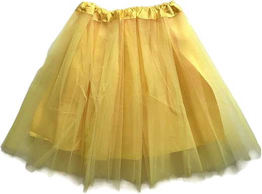 yellow tutu skirt for adults