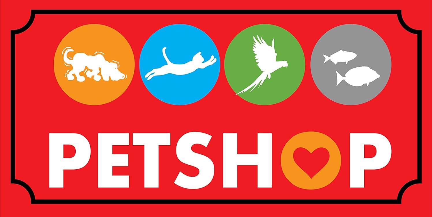 PrePrinted Pet Shop Banner Solid Red (8' x 4') Health