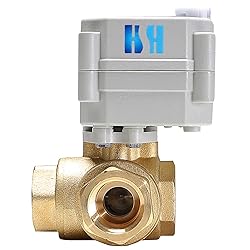 HSH-Flo 1/2" DN15 3 Way 12VDC CR5-01 NPT Brass L