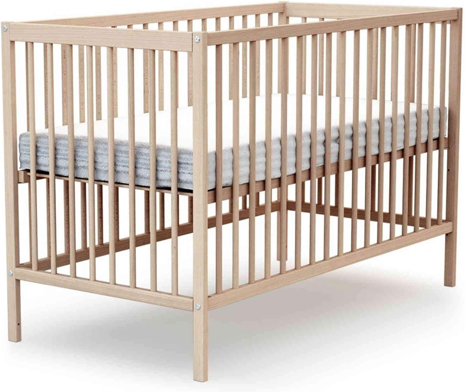 Hetre Verni Lit A Barreaux En Bois 60x1cm Baby Fox Mobilier Lits Pour Nourrissons Et Enfants En Bas Age Zwembaddebeemd Nl
