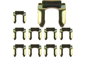 BASDURES Replacement HW1457 Brake Hose Retaining Clips Kit (10 Pcs) - U Shaped Parking Hose Retaining Clip Brake Hose Lock for Cars Trucks Vehicles