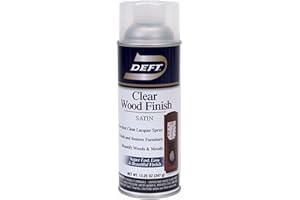 DEFT 12.25 Oz Clear Wood Finish Satin [Set of 6]