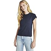 Splendid Women's Faye 1x1 Crew Neck Tee