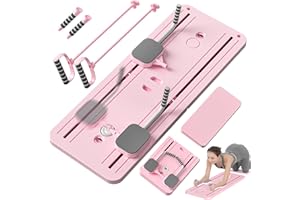 Zojio Pilates Board - 2024 Pilates Reformer Set, Multi-Purpose Foldable Pilates Reformer Board for Home, 5in1 Pilates Sliding Board