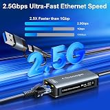 Clomnpe USB C to Ethernet Adapter 2.5G RJ45 USB 3.0 Type-C LAN view 2