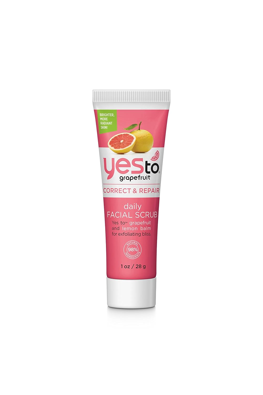 Yes To Grapefruit Vitamin C Glow Boosting Daily Facial Scrub, 4 Ounce: Beauty