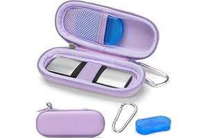 Case for KardiaMobile 1L/6L/6L Max Personal EKG Monitor,Hard Travel Carrying Case for AliveCor Kardia Heart Monitor ECG,Heart