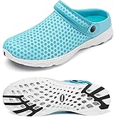 SAGUARO Men's Women's Quick Dry Garden Shoes Lightweight Breathable Gardening Clog Water Shoes Mesh Sandals for Sports Outdoor Beach Pool Exercise
