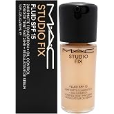 Studio Fix Fluid SPF 15 24Hr Matte Foundation Plus Oil Control - NC25 by MAC for Women - 1 oz Foundation