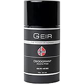 Geir Ness Men Deodorant - Alcohol and Aluminum Free Deodorant - Odor Protection for Sensitive Skin - Light and Long Lasting Cool and Clean Scent