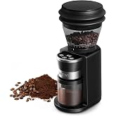 HIBREW G3 Electric Coffee Grinder, 7.4oz Large Capacity Hopper | 40mm Conical Burr 31 Adjustable Settings,Anti-Static Double-Layer Air Blower,Barista-Grade for Espresso/Pour Over/Drip Coffee