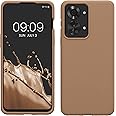 kwmobile Case Compatible with OnePlus Nord 2T 5G Case - TPU Silicone Phone Cover with Soft Finish - Cappuccino