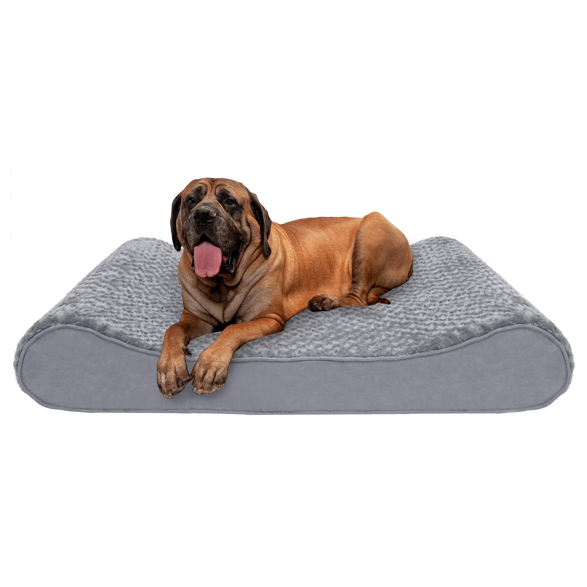 Image showcasing Buy Furhaven Pet Beds for Dogs and Cats - Ergonomic Contour Mattress ...