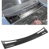 KUAFU Windshield Wiper Cowl Arm Cover Compatible with 1973-1982 Corvette C3 | Compatible with 1973-1982 Chevrolet Chevy Corvette C3 Wiper Cover Wiper Compartment Cover; Black Plastic