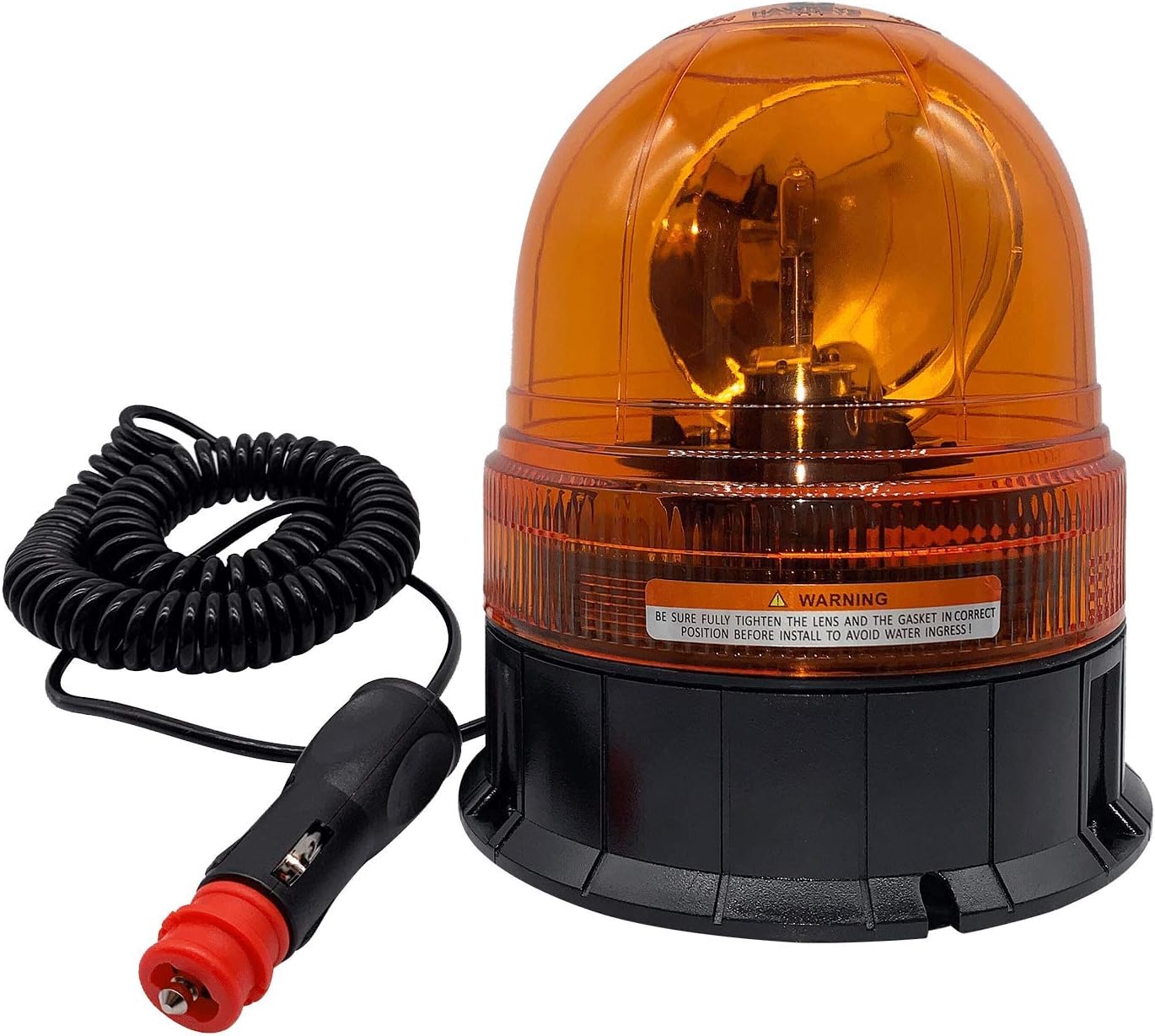 Hawkeye 12V Halogen Bulb Strobe Beacon Rotating Flashing Warning Emergency Amber Lights for Car