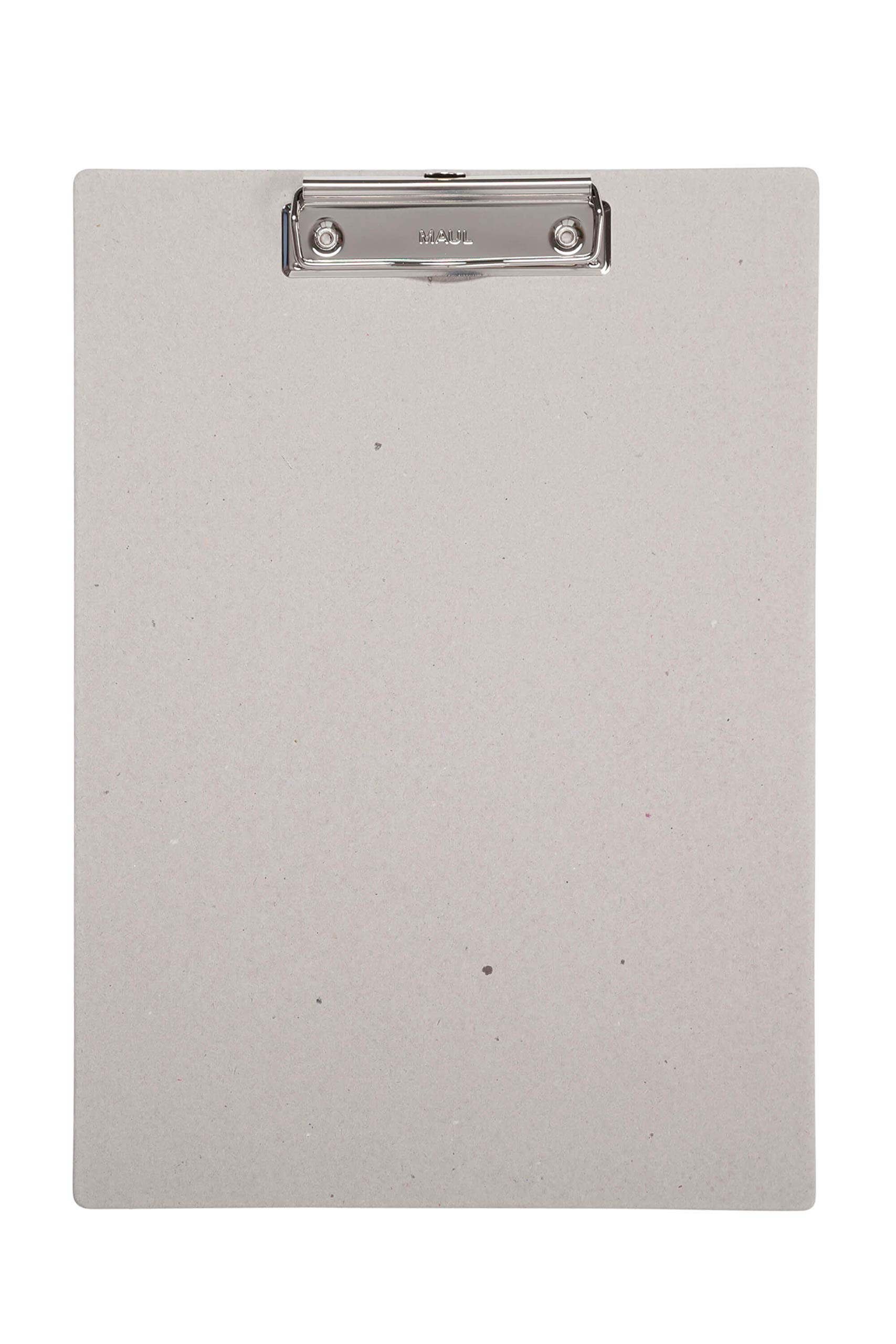 Clipboard Maulcreative, Clipboard, Din A4 Portrait, Cardboard, Stable, Recyclable, 8 mm Clamping Width, Grey