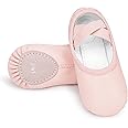 Stelle Ballet Shoes for Girls Women PU Leather Dance Slippers Boys Ballerina Shoes for Toddler/Little Kid/Big Kid/Women