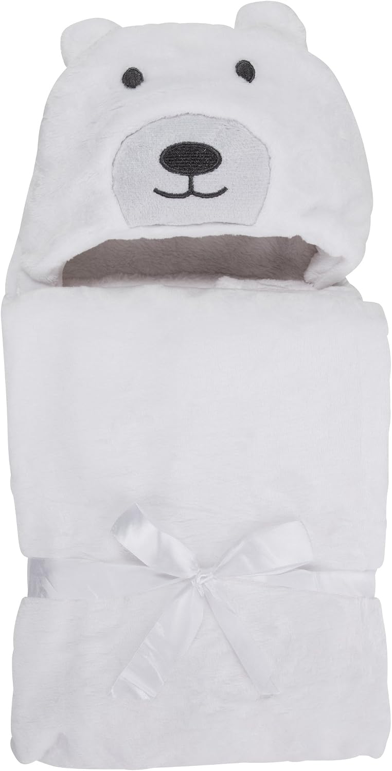 ÜneeQbaby Serviette Et Peignoir Bébé Avec Sangle Mains Libres - Cape De Bain 100% Coton
