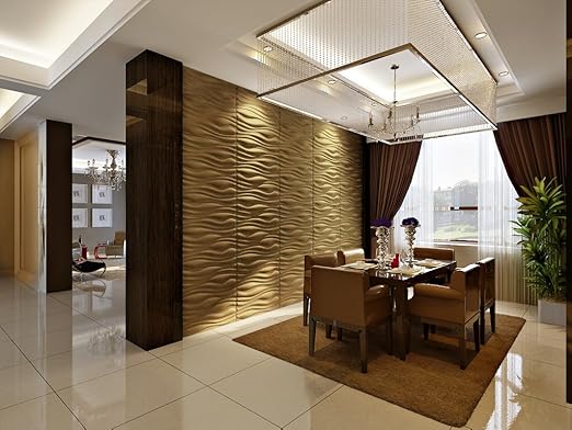 Amazon Com Eco Friendly 3d Decorative Wall Panels Inreda Bamboo