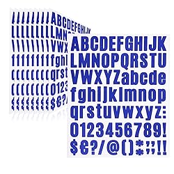 810 Pieces 10 Sheets Letter Stickers,Self Adhesive