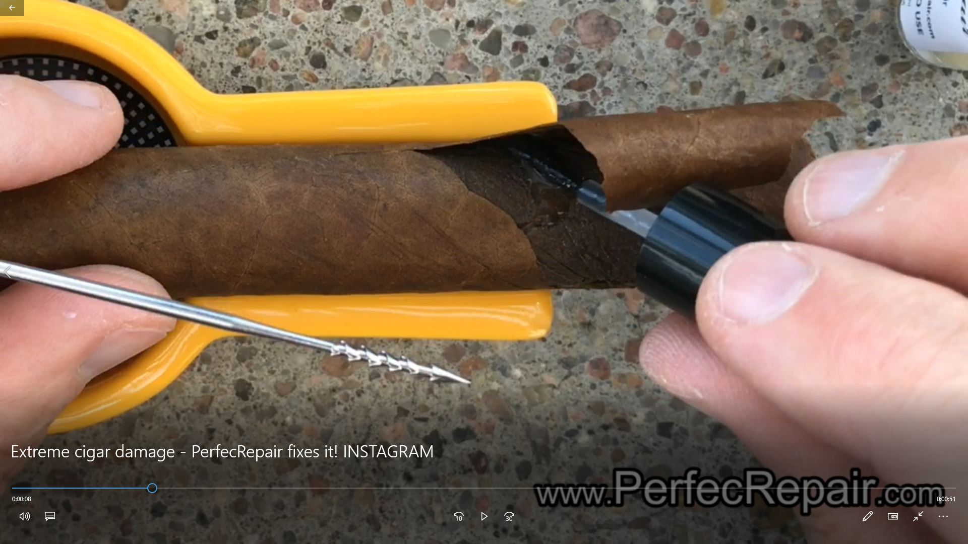 Watch Extreme cigar damage on Amazon Live