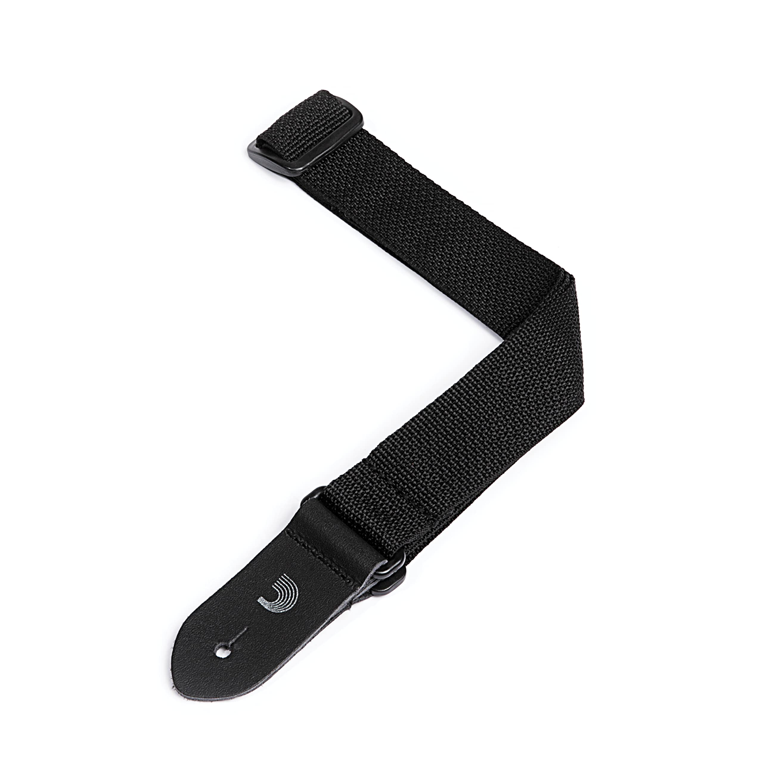 D'Addario Ukulele Strap - Polypropylene Strap for Ukuleles - Black - 1.5" Wide