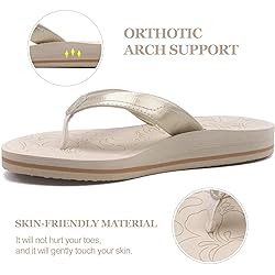 ONCAI Women's Flip Flops Comfortable Summer Beach
