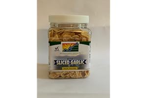 MOTHER EARTH PRODUCTS Dried Sliced Garlic Quart Jar, 12 oz.