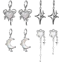 Amazon.com: Ferreve 4 Pcs Y2k Double Layered Necklace Set