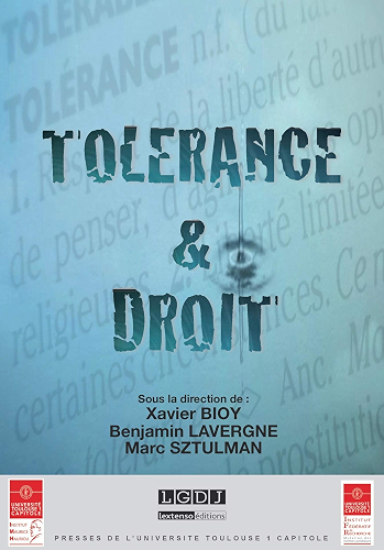 Download Tolérance & Droit (Actes de colloques de l’IFR) PDF