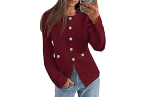 PRETTYGARDEN Women's 2025 Fall Blazers Button Down Fitted Lightweight Dressy Work Suit Jackets Trendy Business Casual Outfits