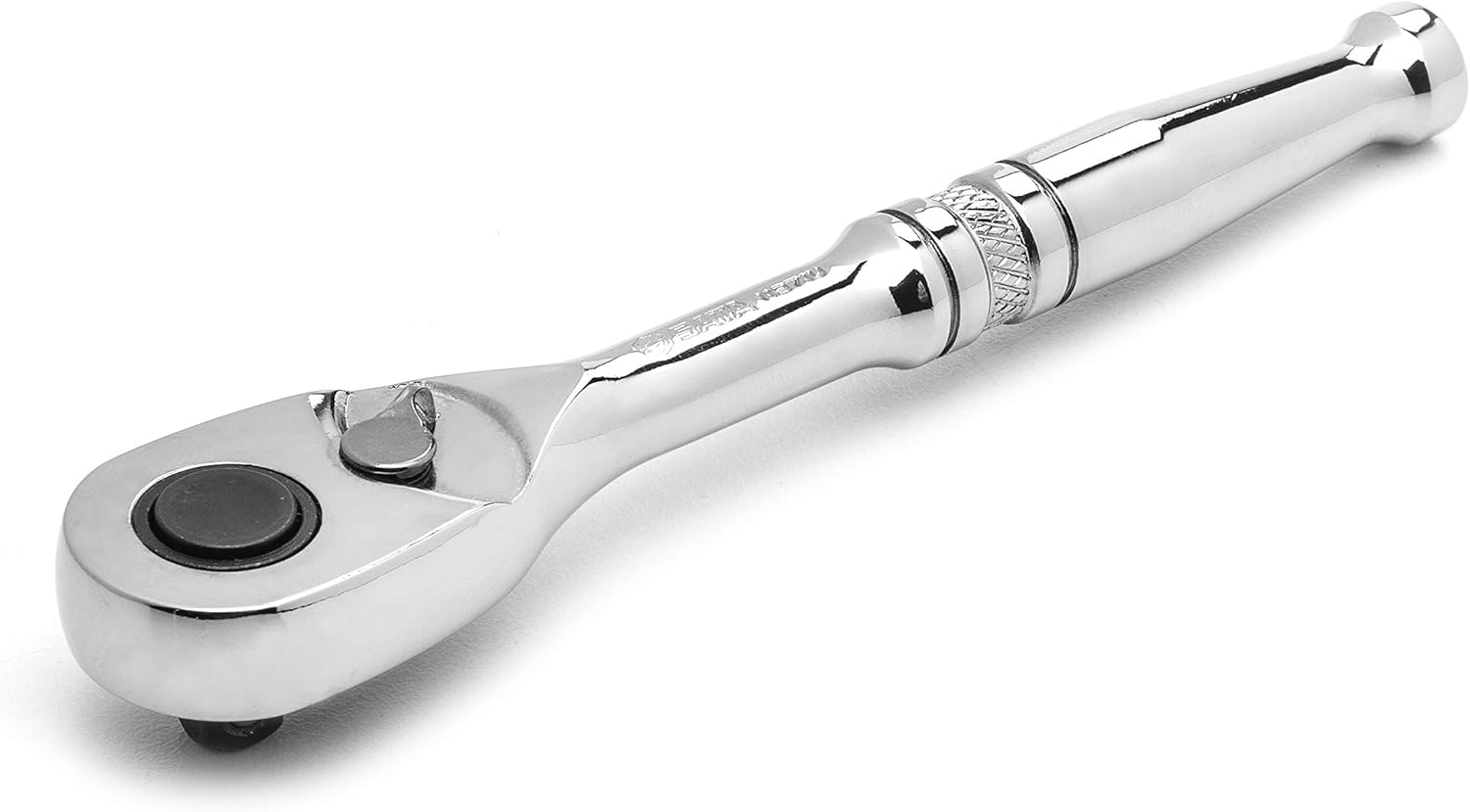 SATA 1/4-Inch Drive 72-Tooth Quick-Release Ratchet with a Pear Head, Polished Chrome Finish - ST11971U - - 
