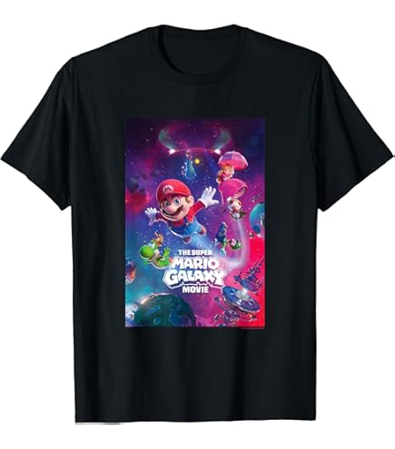 トップス 00S DELTA SUPER MARIO GALAXY Nintendo XL Amazon.com: Super Mario Big Galaxy Nintendo Icon Mario Poster T