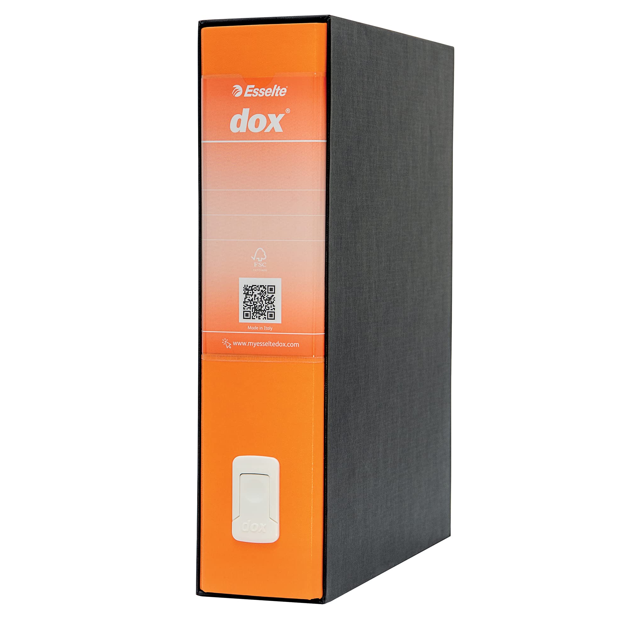 Esselte DOX 2 - Cardboard folder, orange , Single unit