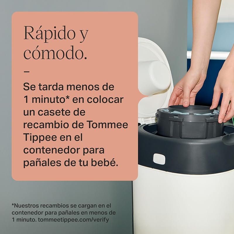 Cartuchos de recambio para contenedor de pañales Twist &