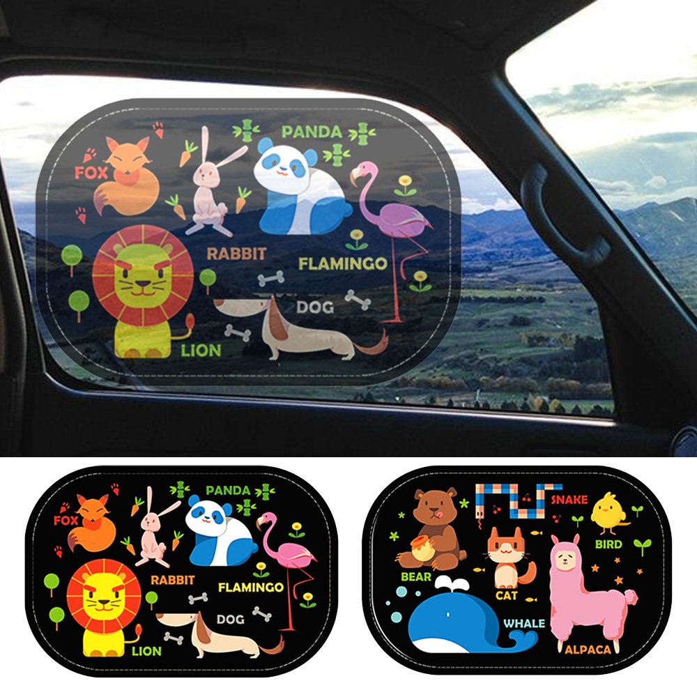 Pare Soleil Lateral Voiture Vitres Pour Bebes Enfants Protection Uv Avec Fonction Dadsorption Electrostatique Dessin De Cartoon A Vococal 2 Pcs Pare Soleil Voiture Bebe Vitres Laterales Pare Soleils Centroarco Com