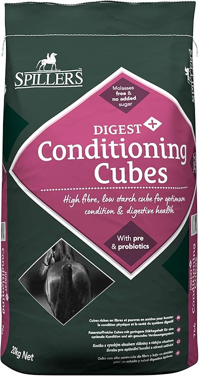 Spillers Digest+ Conditioning Horse Feed Cubes 20kg High Fibre Oil