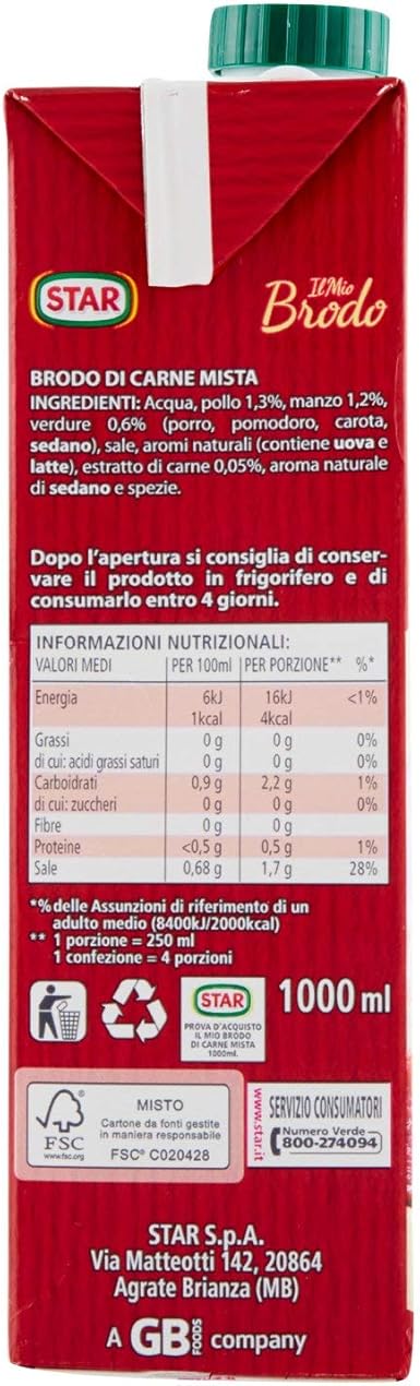Star Il Mio Brodo Di Carne Mista 1000ml Amazon It Alimentari E Cura Della Casa Star Il Mio Brodo Di Carne Mista 1000ml Amazon It Alimentari E Cura Della Casa