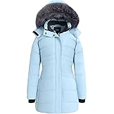ZSHOW Women's Winter Coat Waterproof Warm Puffer Jacket Long Parka with Faux Detachable Hood