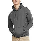Hanes Men's EcoSmart Hoodie, Midweight Fleece, Pullover Hooded Sweatshirt
