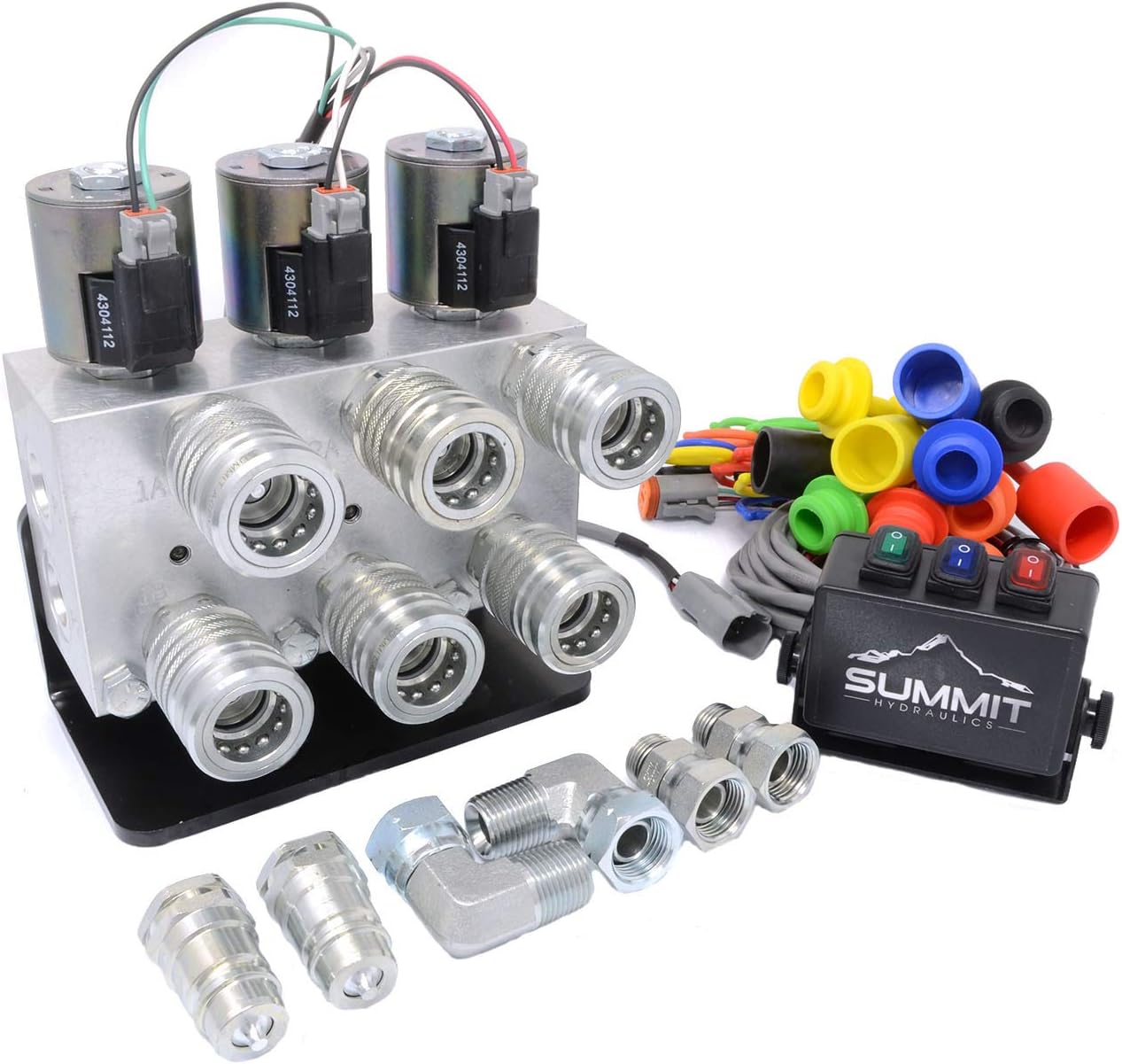 Summit Hydraulics Hydraulic Multiplier Kit, 3 Circuit