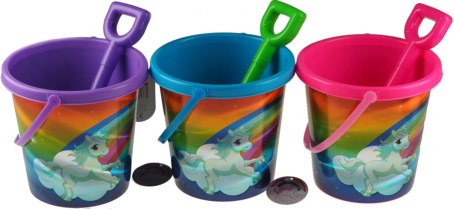 unicorn bucket and spade