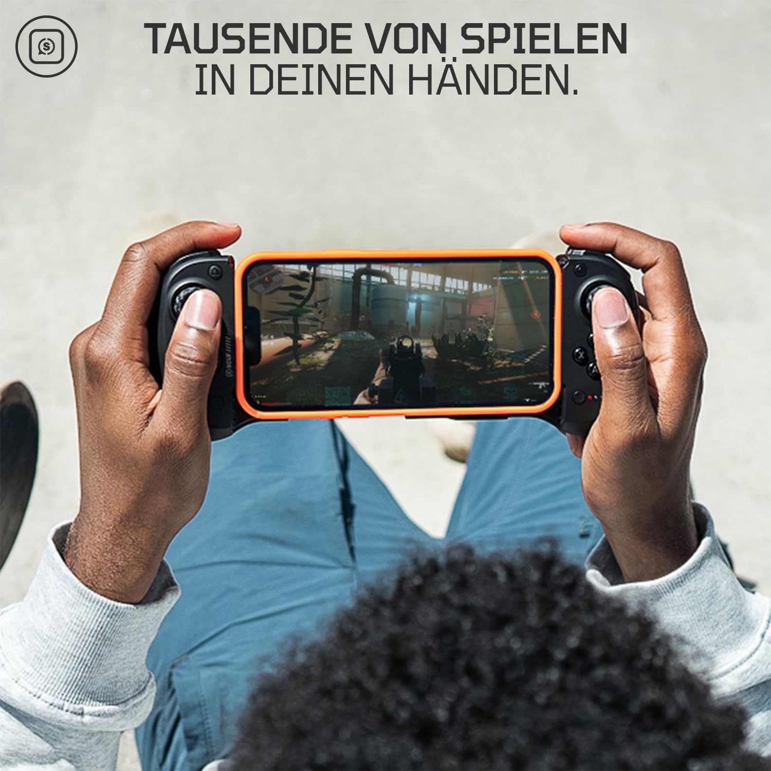 Scuf NOMAD Kabelloser iPhone Controller für Mobiles Gaming – Hintere Paddles – Anti-Drift-Thumbsticks – Bluetooth 5.0 Verbindung – PS Remote, Xbox Game Pass, Apple Arcade, Steam Link – Schwarz 6
