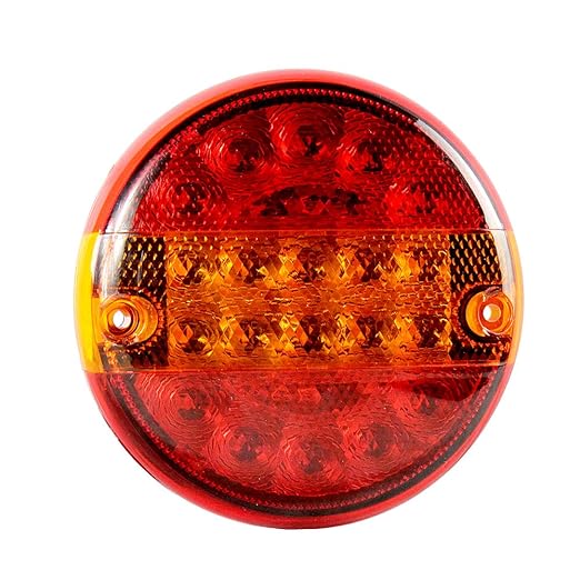 AOHEWEI 20 LED Luz trasera del Remolque Lámpara Cola De Camión Redondo AOHEWEI 20 LED Luz trasera del Remolque Lámpara Cola De Camión Redondo