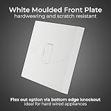 BG Electrical 13A Fused Spur Connection Unit, Double Pole, Nexus 900 White view 2