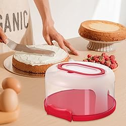 Top Shelf Elements Round Cake Carrier For Up To 10