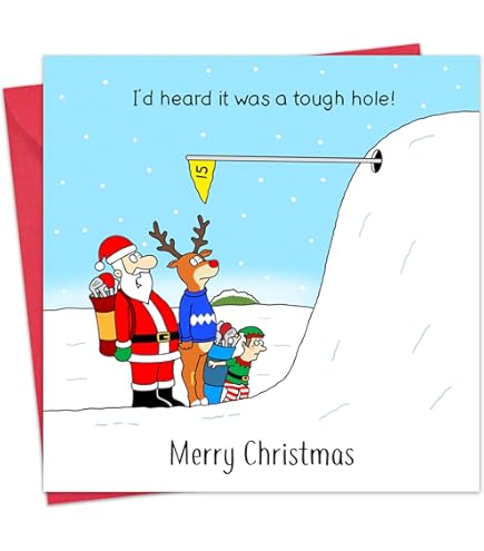 Twizler Carte De Noël Amusante Impossible Parking – Carte De